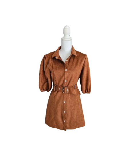 Robe en daim